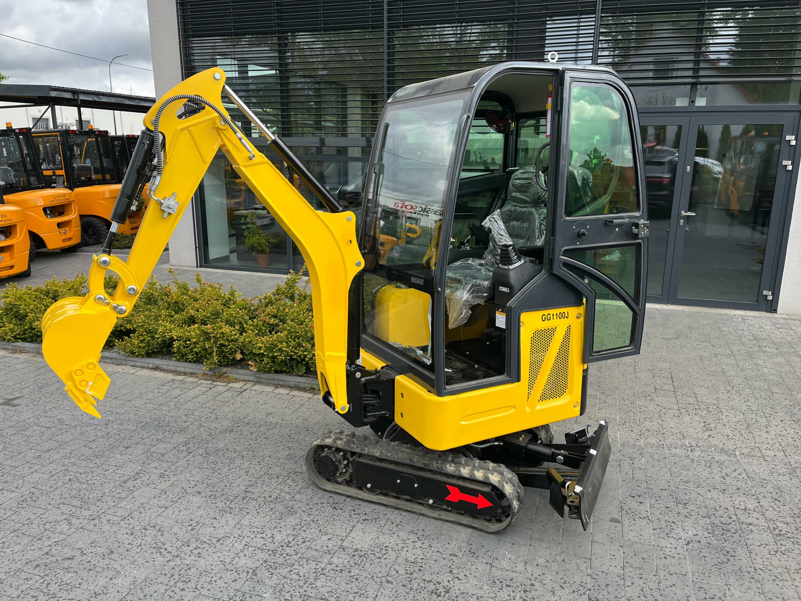 GG 1100JC Bagger + 200mm Schaufel + 380mm Schaufel + 800mm Schaufel