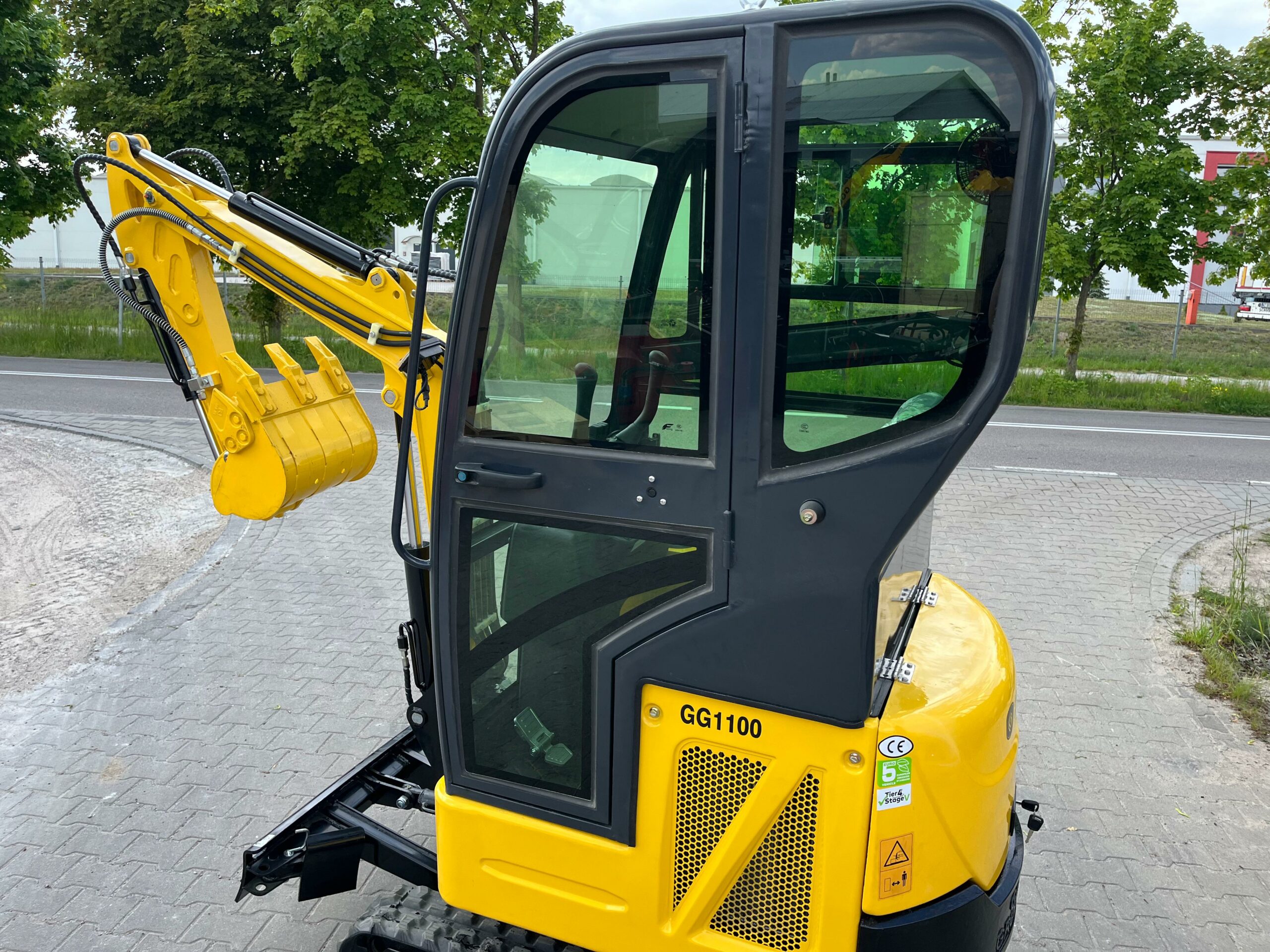 GG 1100C Bagger + 200mm Schaufel + 380mm Schaufel + 800mm Schaufel