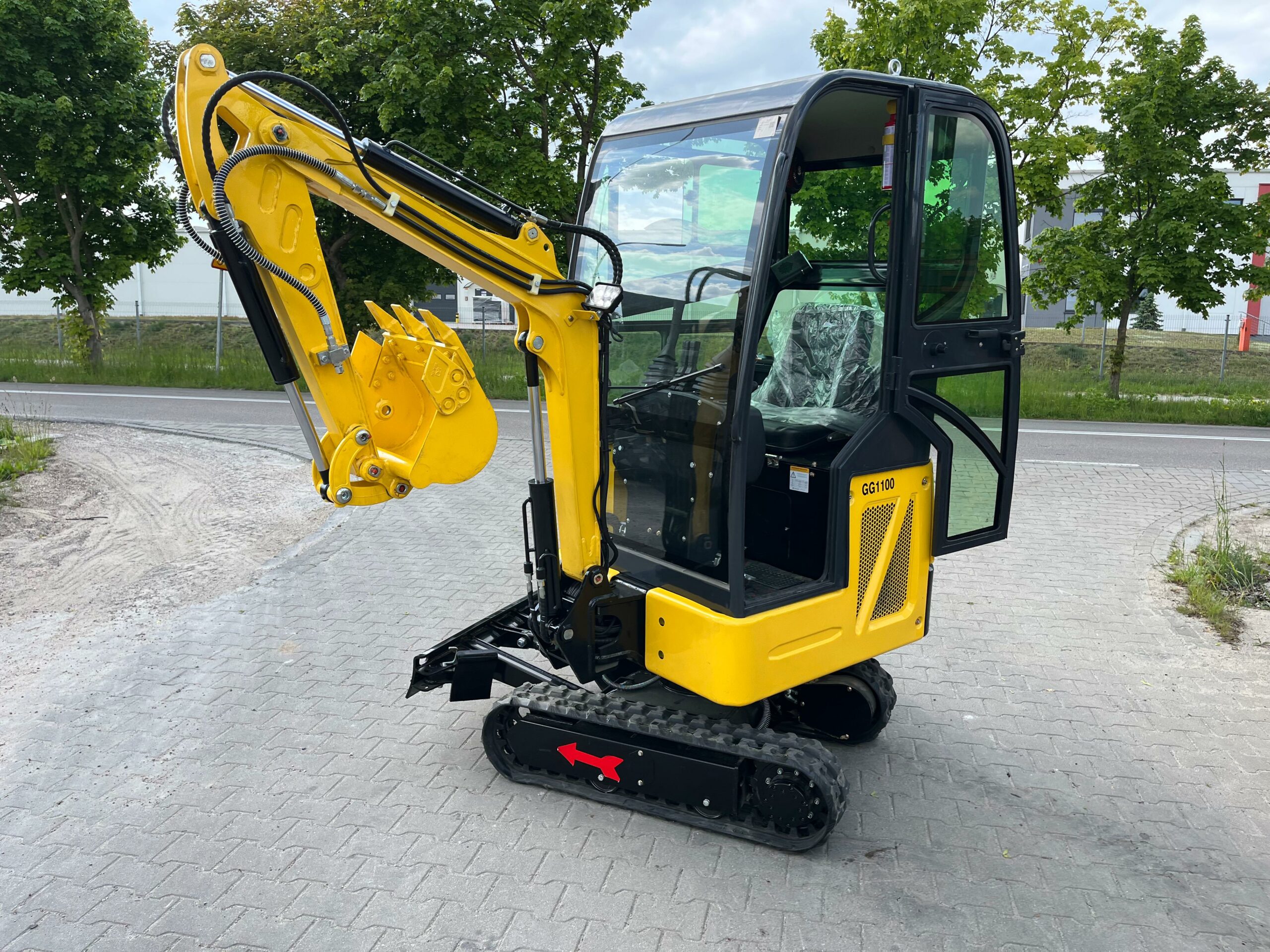 GG 1100C Bagger + 200mm Schaufel + 380mm Schaufel + 800mm Schaufel
