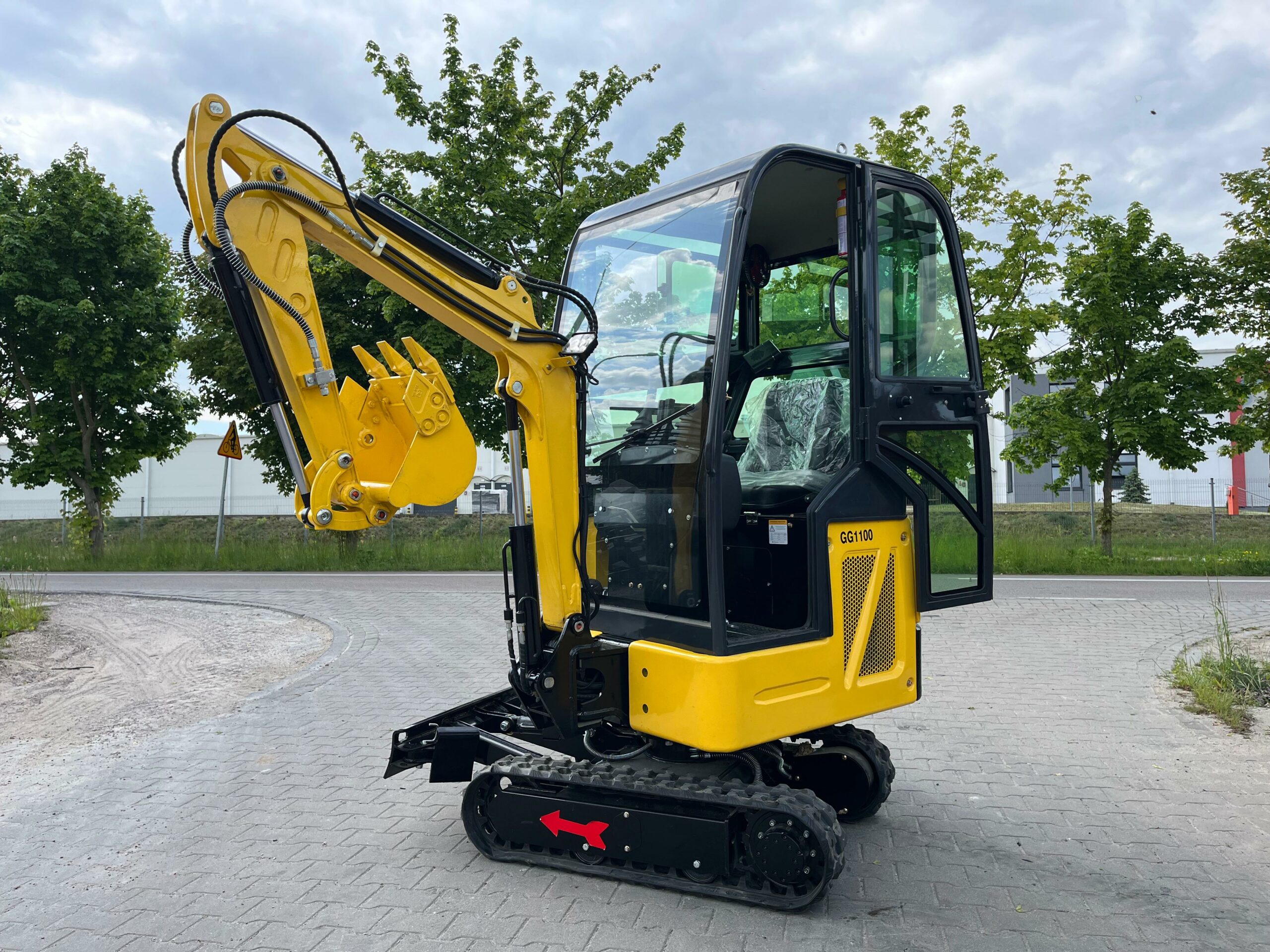 GG 1100C Bagger + 200mm Schaufel + 380mm Schaufel + 800mm Schaufel