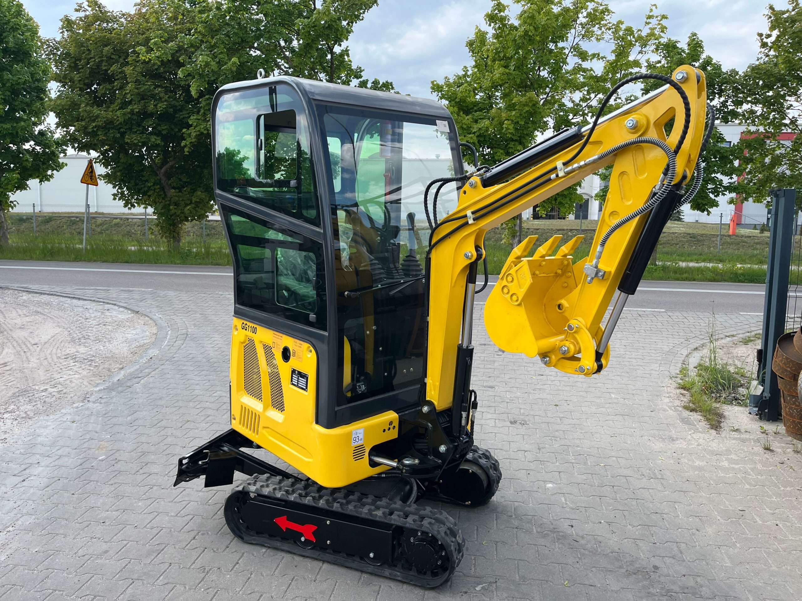 GG 1100C Bagger + 200mm Schaufel + 380mm Schaufel + 800mm Schaufel